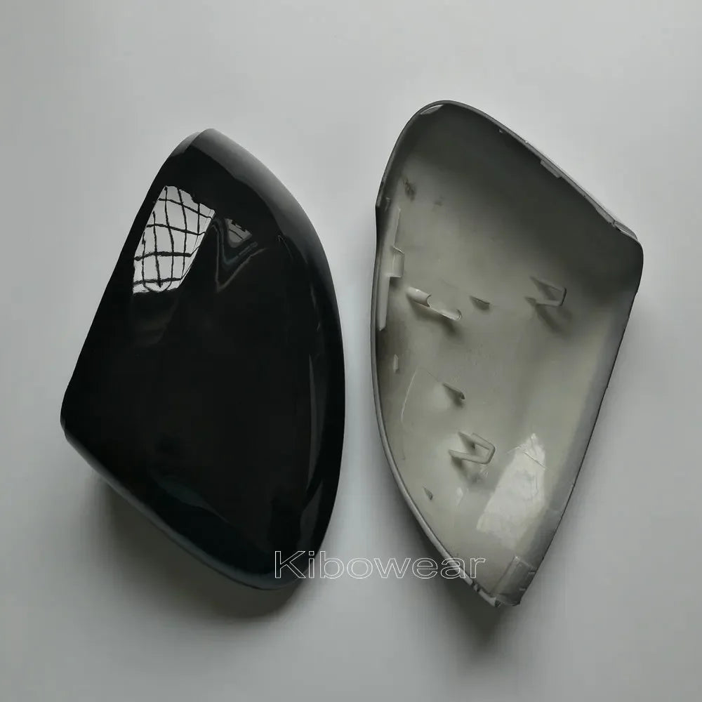 2pcs Black Side Mirror Cap for VW Passat B8 Arteon Caps 2016 2017 2018 2019 2020 Glossy Pearl Cover Variant Auto replace part