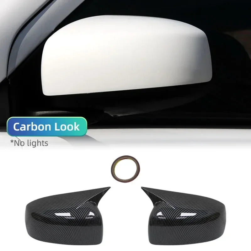 For Mitsubishi Lancer X 10 EX EVO 2013-2016 Side Door Rearview Mirror Cover Trim Car Styling Accessories Auto Part