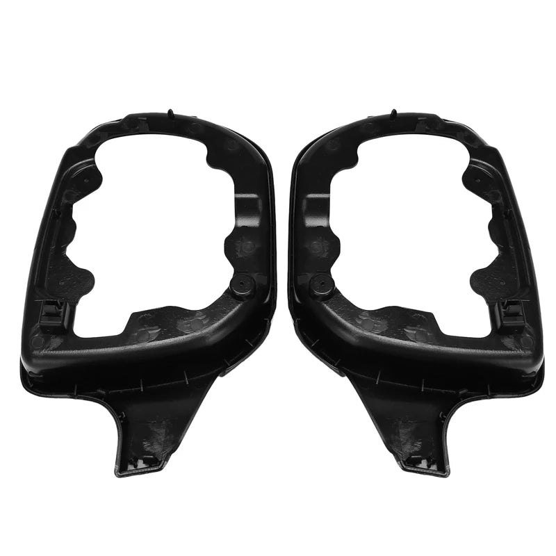 Glossy Side Mirror Frame for Hyundai SantaFe III IX45 2013-2018 Holder 2015 2014 Santa Fe replace Rearview shiny black Auto part