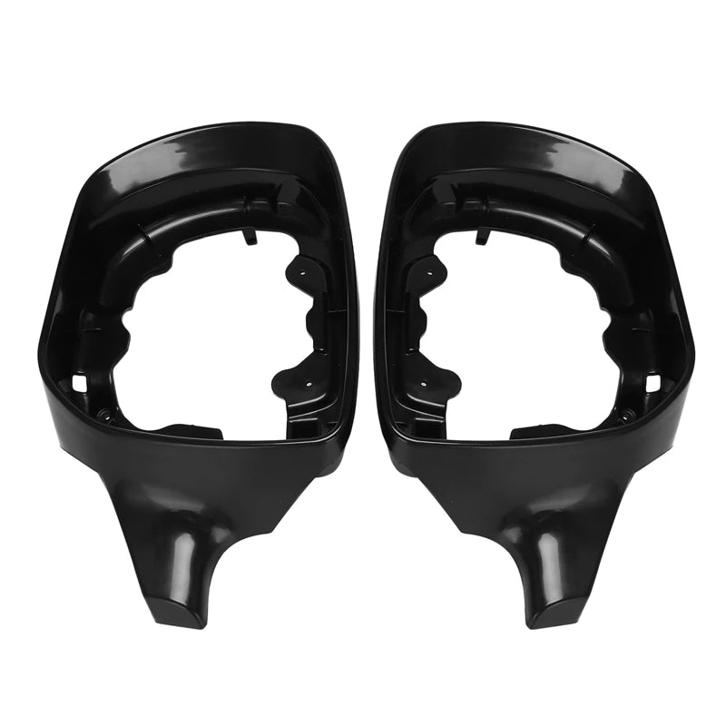 Glossy Side Mirror Frame for Hyundai SantaFe III IX45 2013-2018 Holder 2015 2014 Santa Fe replace Rearview shiny black Auto part