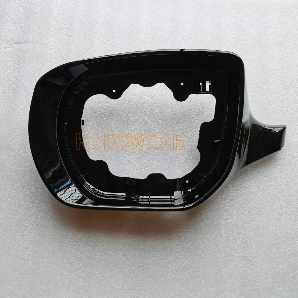 Glossy Side Mirror Frame for Hyundai SantaFe III IX45 2013-2018 Holder 2015 2014 Santa Fe replace Rearview shiny black Auto part