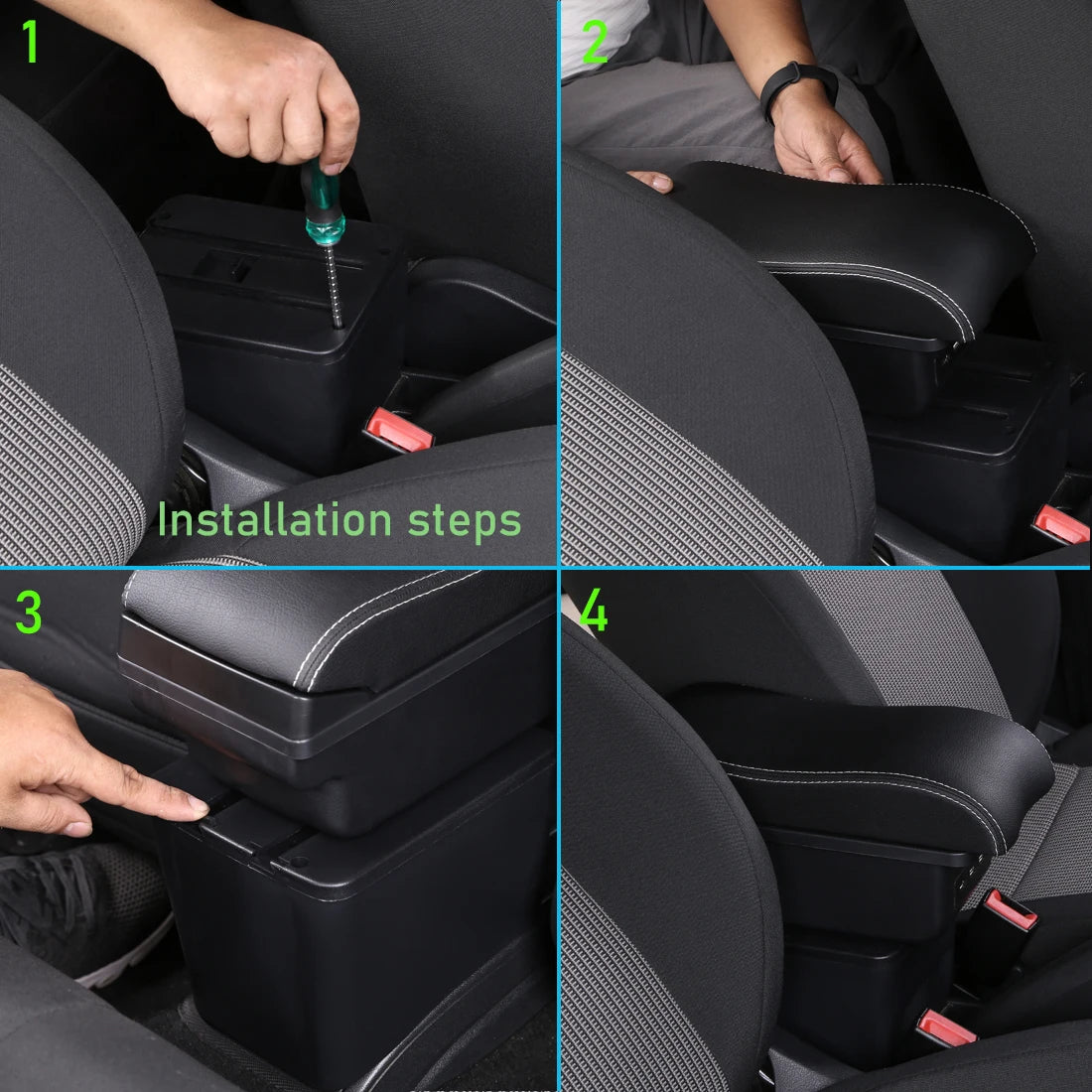 For SUZUKI Splash Armrest Box For Suzuki Splash Car Armrest Auto Storage Box Arm Bracing heighten Interior Details Retrofit Part