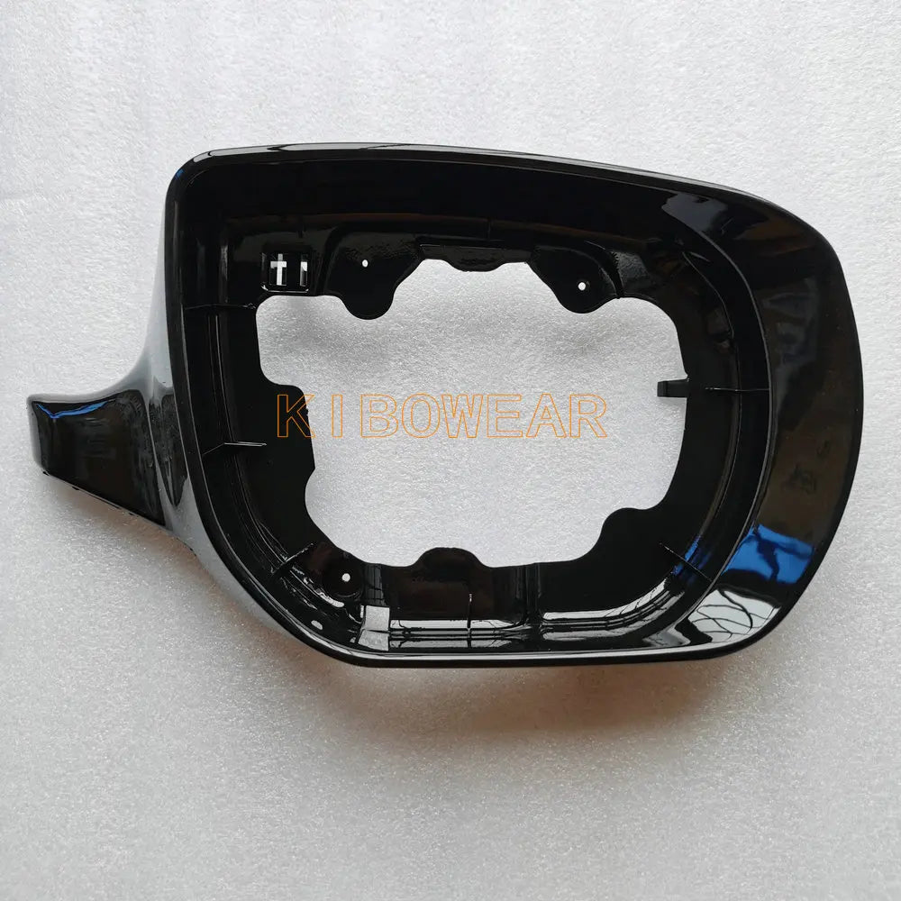 Glossy Side Mirror Frame for Hyundai SantaFe III IX45 2013-2018 Holder 2015 2014 Santa Fe replace Rearview shiny black Auto part