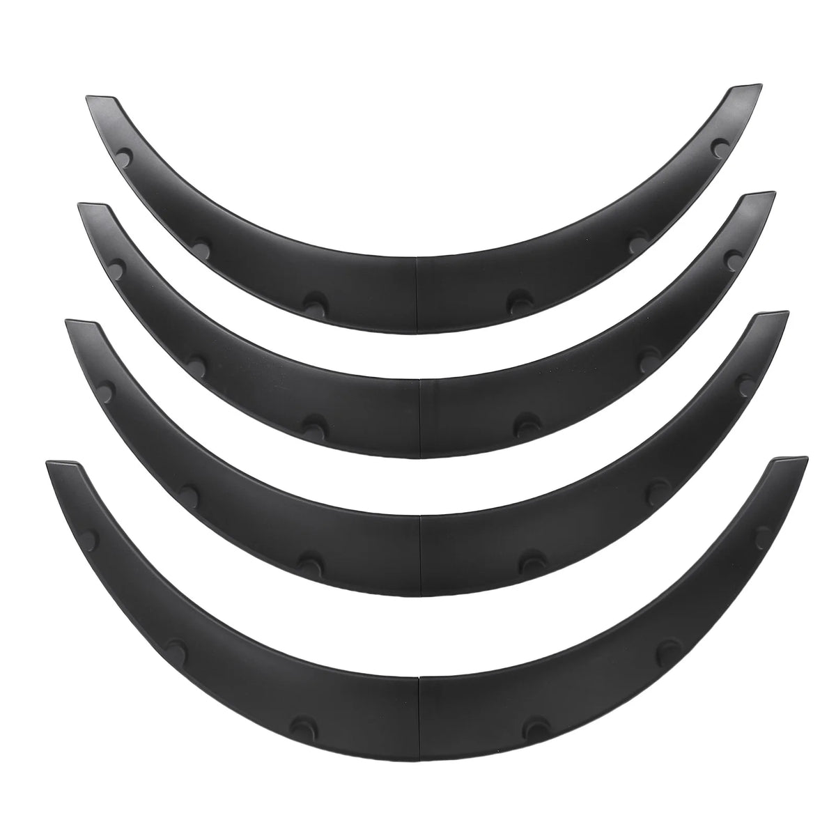 4PCS Car Wide Body Kit Wheel Flares Universal Flexible 80cm Wheel Arch Trim Flare for Sedan SUV Off Road Vehicle
