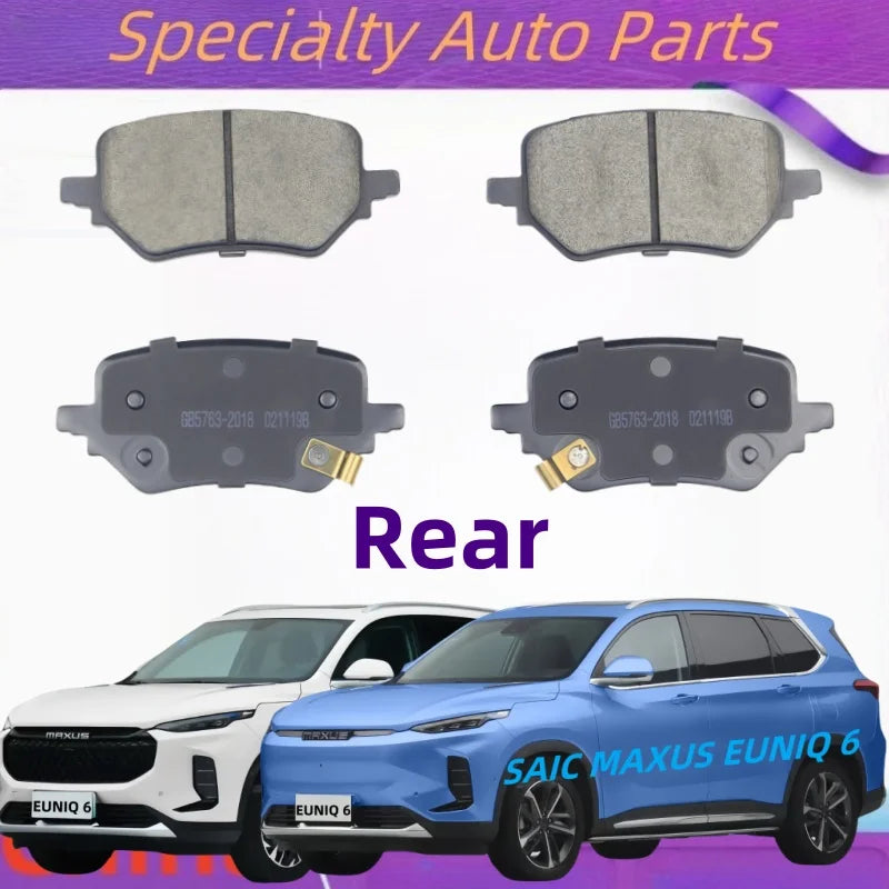 For SAIC MAXUS EUNIQ 6 Front Brake Pads/Rear Brake Pads/Auto Parts K-13065 K-31007