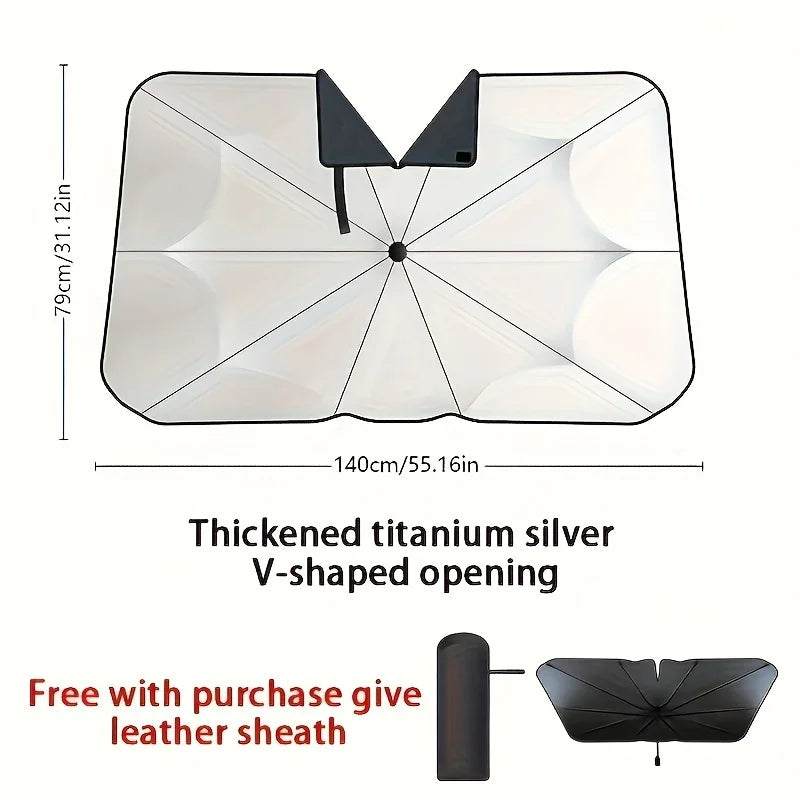 Multi Purpose Convenient Foldable Car Windshield Sunshades Interior Protechor Accessorie Part Auto Parasol Umbrella Front Covers
