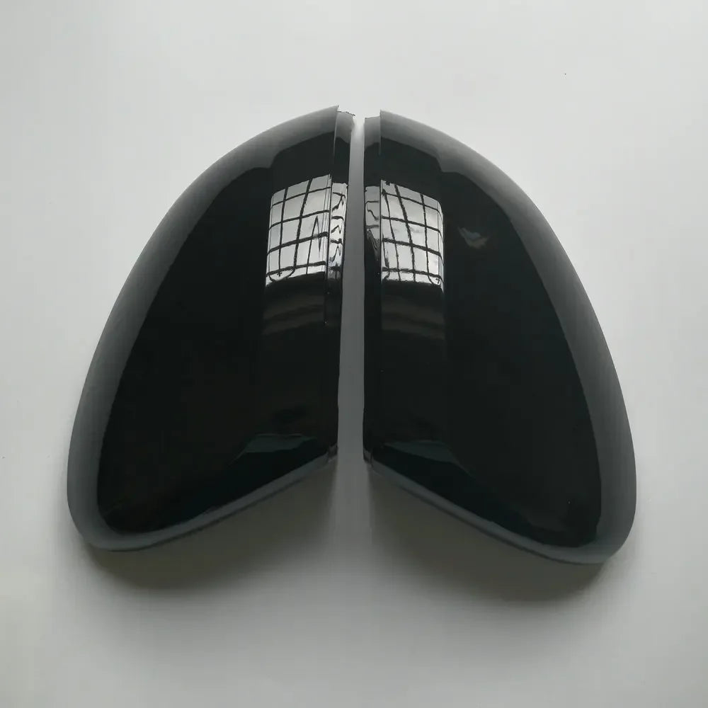 2pcs Black Side Mirror Cap for VW Passat B8 Arteon Caps 2016 2017 2018 2019 2020 Glossy Pearl Cover Variant Auto replace part