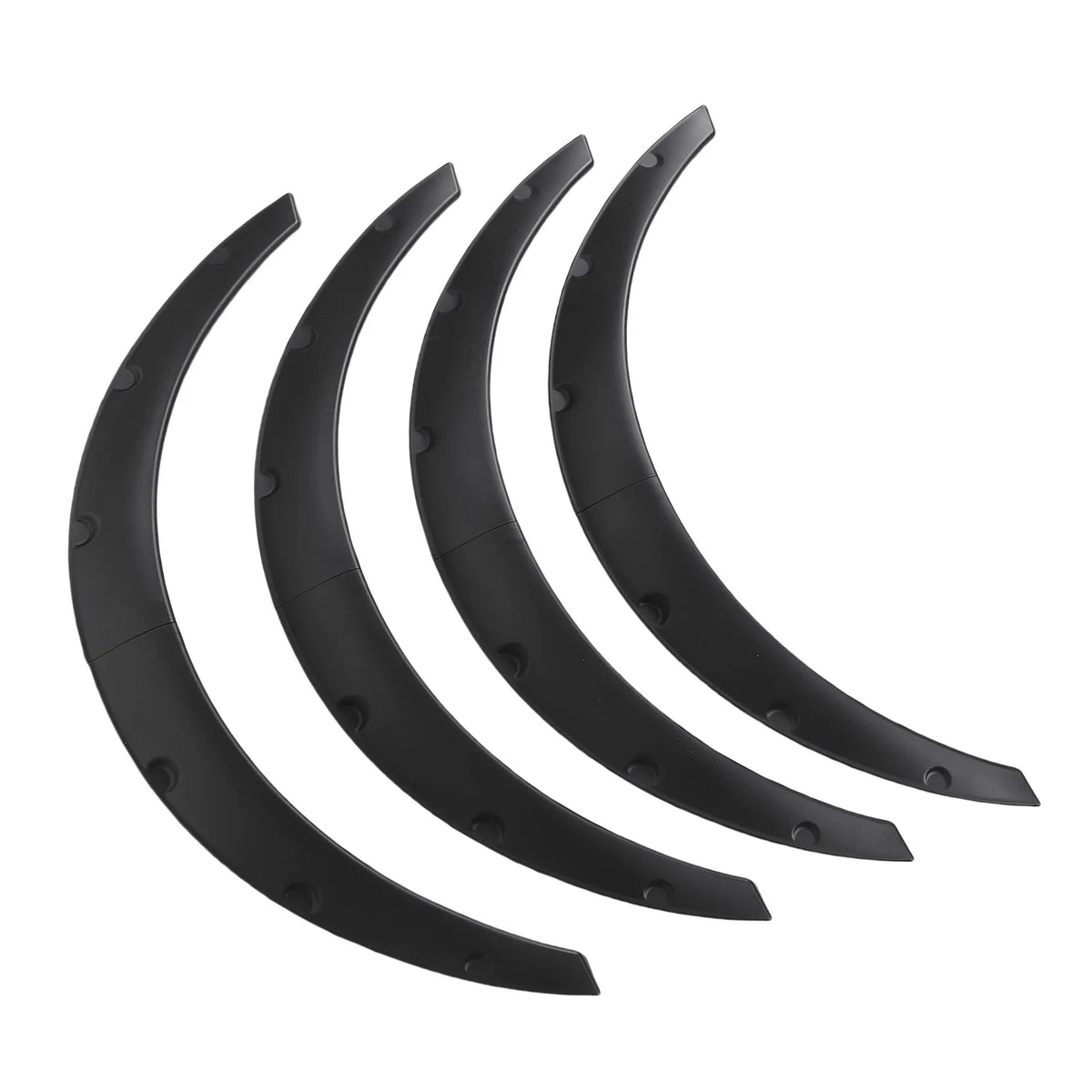 4PCS Car Wide Body Kit Wheel Flares Universal Flexible 80cm Wheel Arch Trim Flare for Sedan SUV Off Road Vehicle