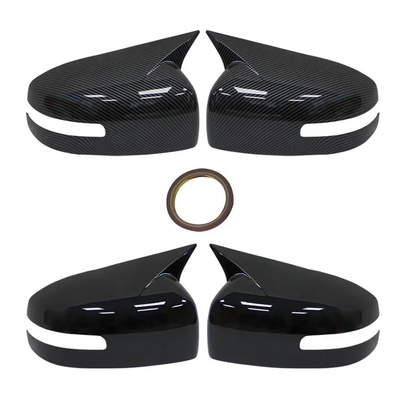 For Mitsubishi Lancer X 10 EX EVO 2013-2016 Side Door Rearview Mirror Cover Trim Car Styling Accessories Auto Part