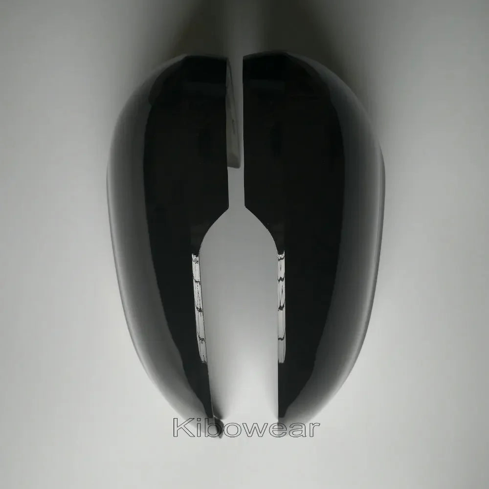 2pcs Black Side Mirror Cap for VW Passat B8 Arteon Caps 2016 2017 2018 2019 2020 Glossy Pearl Cover Variant Auto replace part