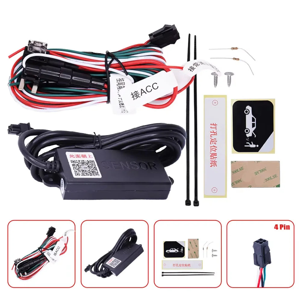 4/6 Pin Tailgate Modified Part Auto Kick Sensor Car Power Rear Door with Kick Sensor Upgrade Kit Car Accessories For Universal