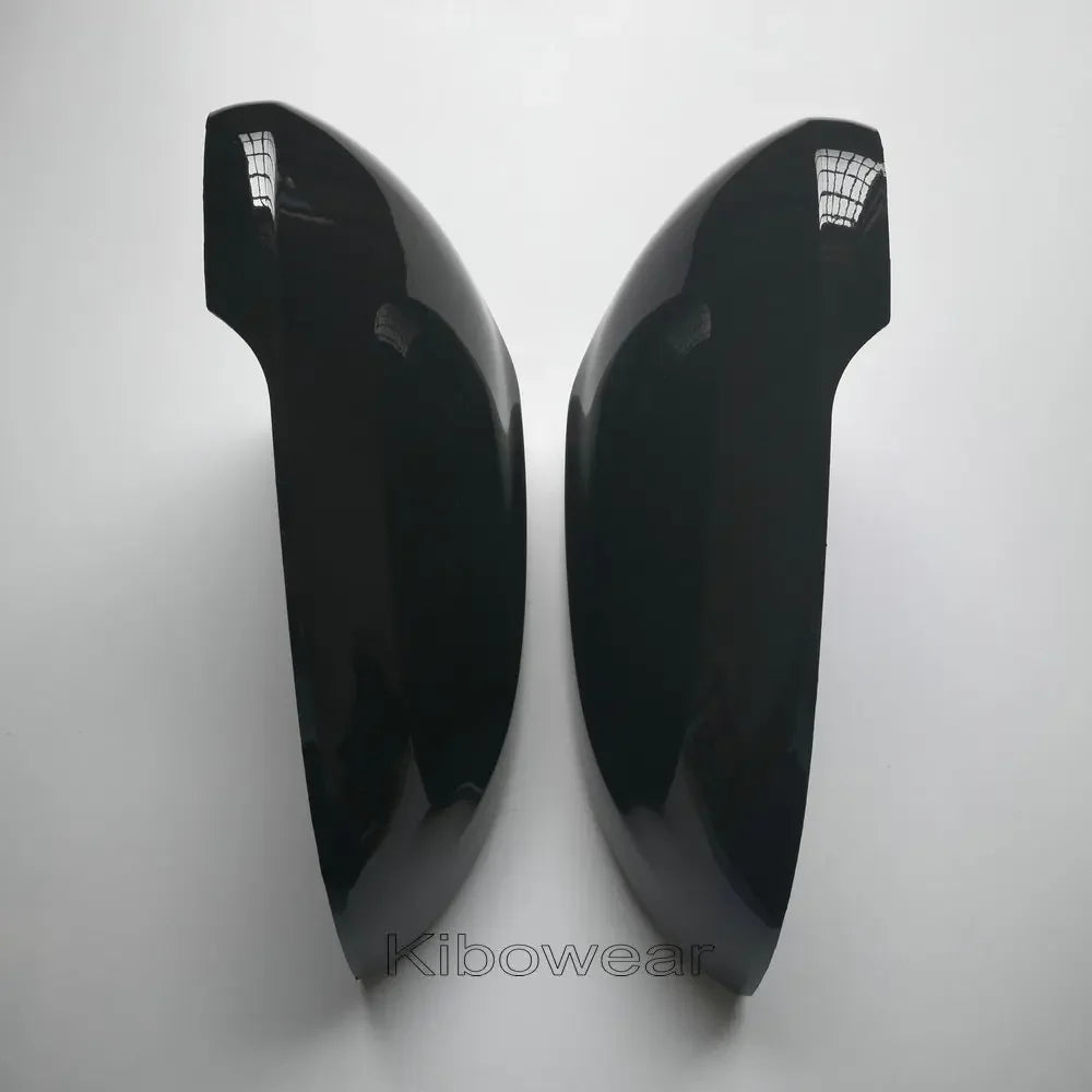 2pcs Black Side Mirror Cap for VW Passat B8 Arteon Caps 2016 2017 2018 2019 2020 Glossy Pearl Cover Variant Auto replace part