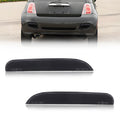 2Pcs Rear Bumper Reflectors Tail Light Rear Light  Covers For 2012 2013 2014 2015 2016 2017 FIAT 500 No bulb/Socket  Auto Part