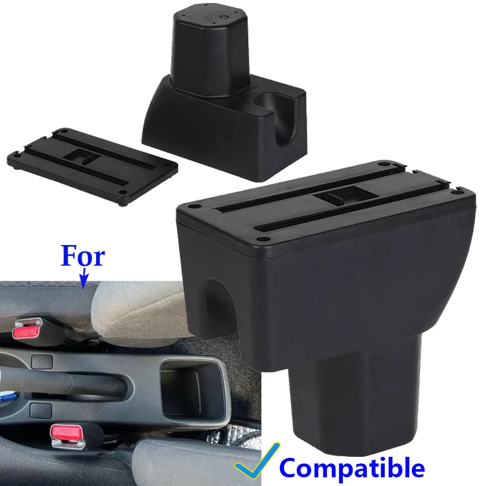 For SUZUKI Splash Armrest Box For Suzuki Splash Car Armrest Auto Storage Box Arm Bracing heighten Interior Details Retrofit Part